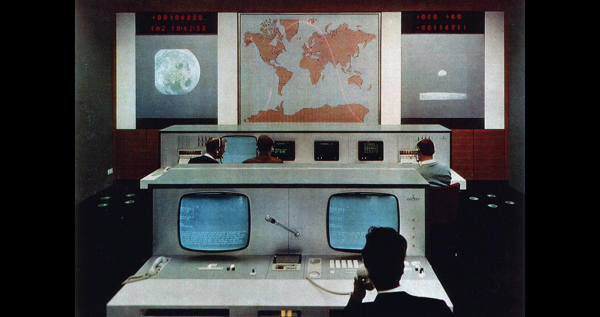 AZUR-Kontrollraum des Deutschen Satellitenkontrollzentrums in Oberpfaffenhofen