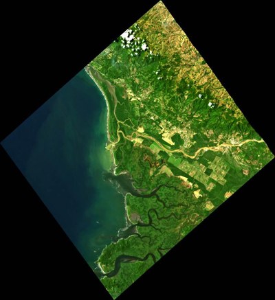Einsatzgebiet Costa Rica: DESIS-Daten für Wasserqualitätsstudien für die landwirtschaftliche Nutzung der Region Sierpe