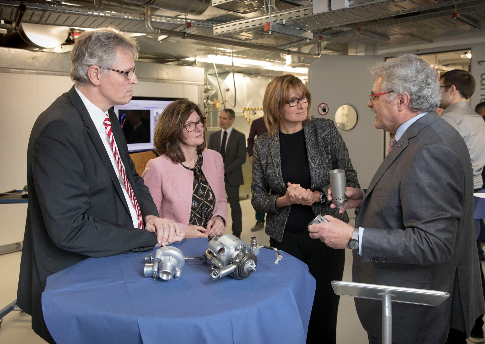 Komponenten einer Mikrogasturbine