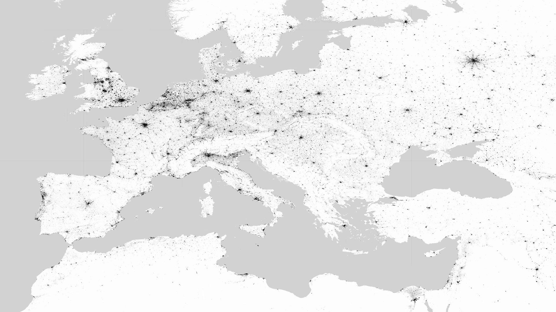 Global Urban Footprint – Europa