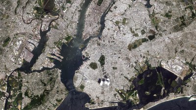 Satellitenbild New York City