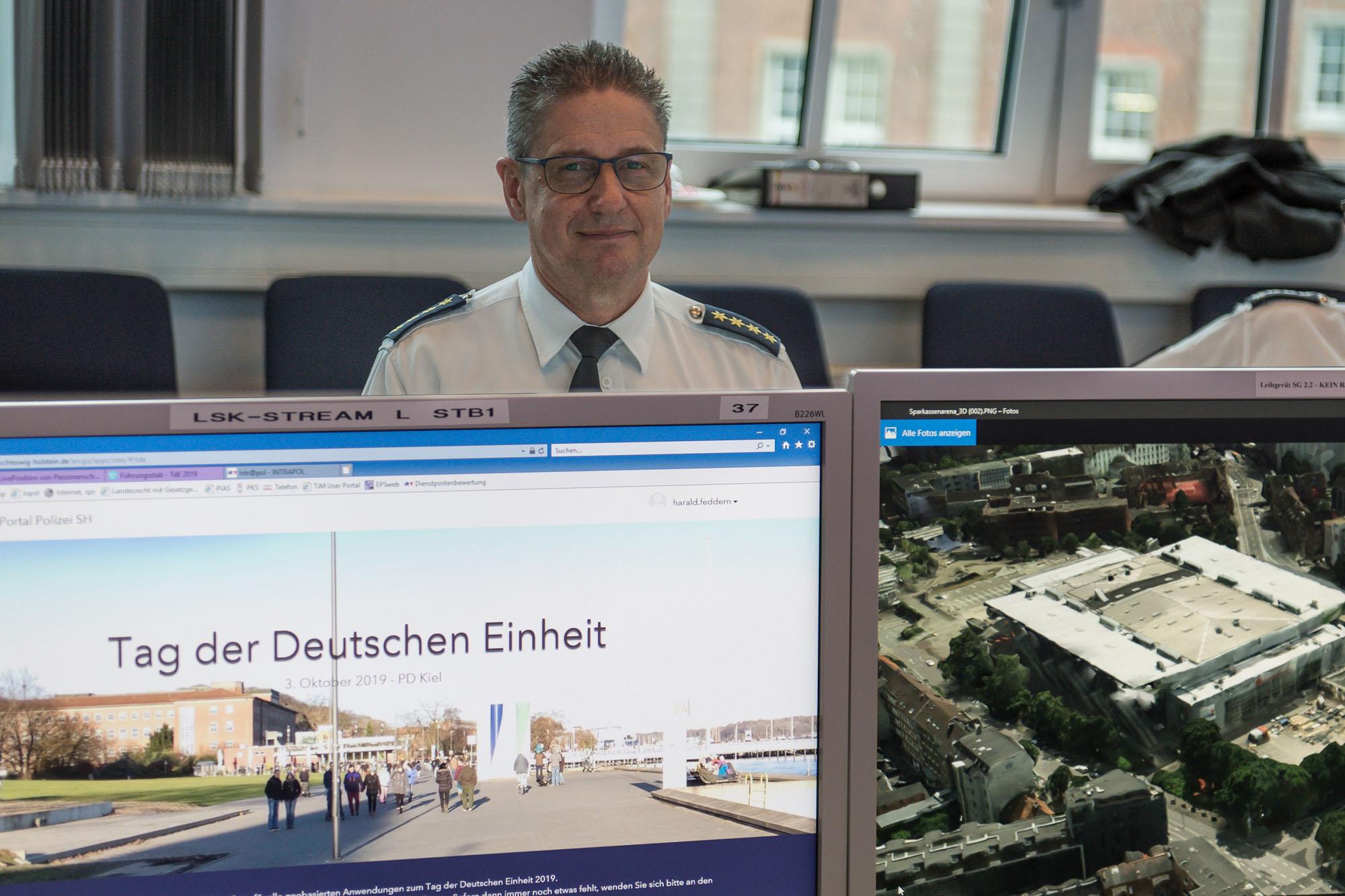 Leitender Polizeidirektor Jürgen Funk der Landespolizei Schleswig-Holstein