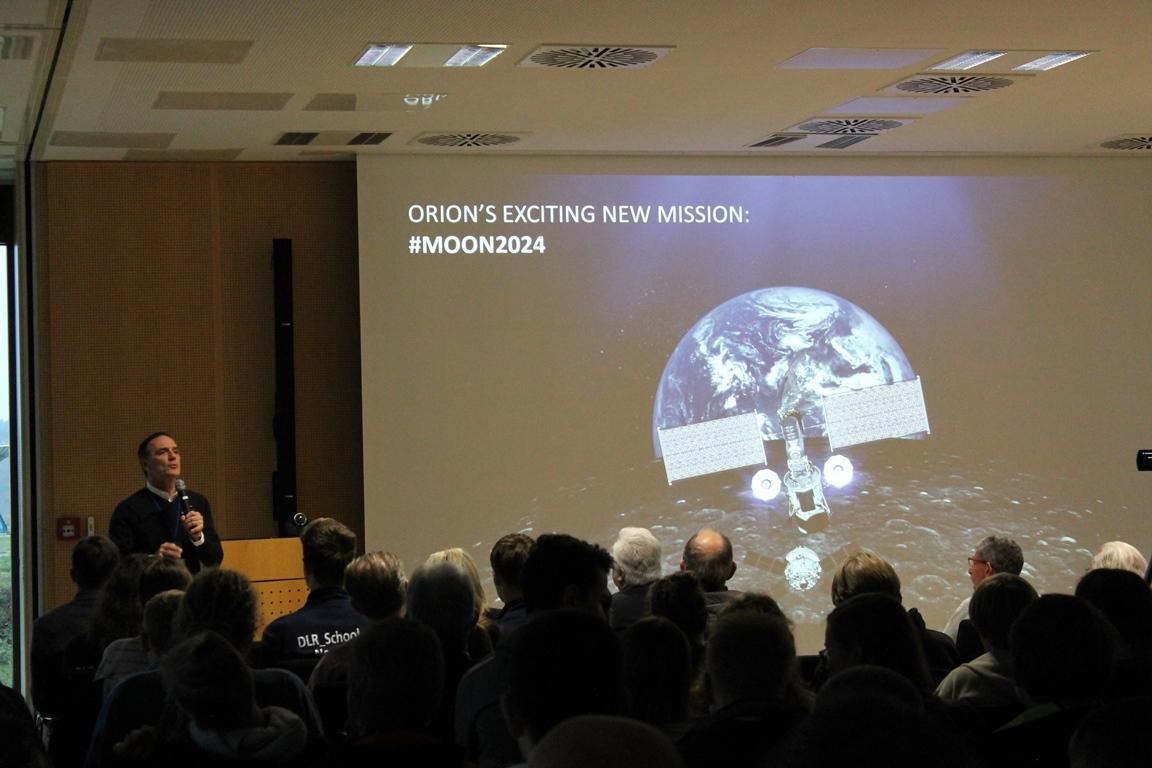 Stuart McClung während seines Vortrages