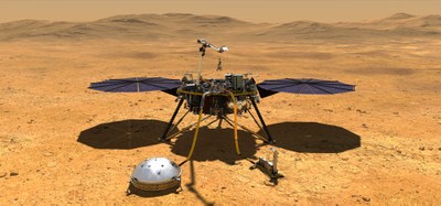 Die NASA-Sonde InSight auf dem Mars