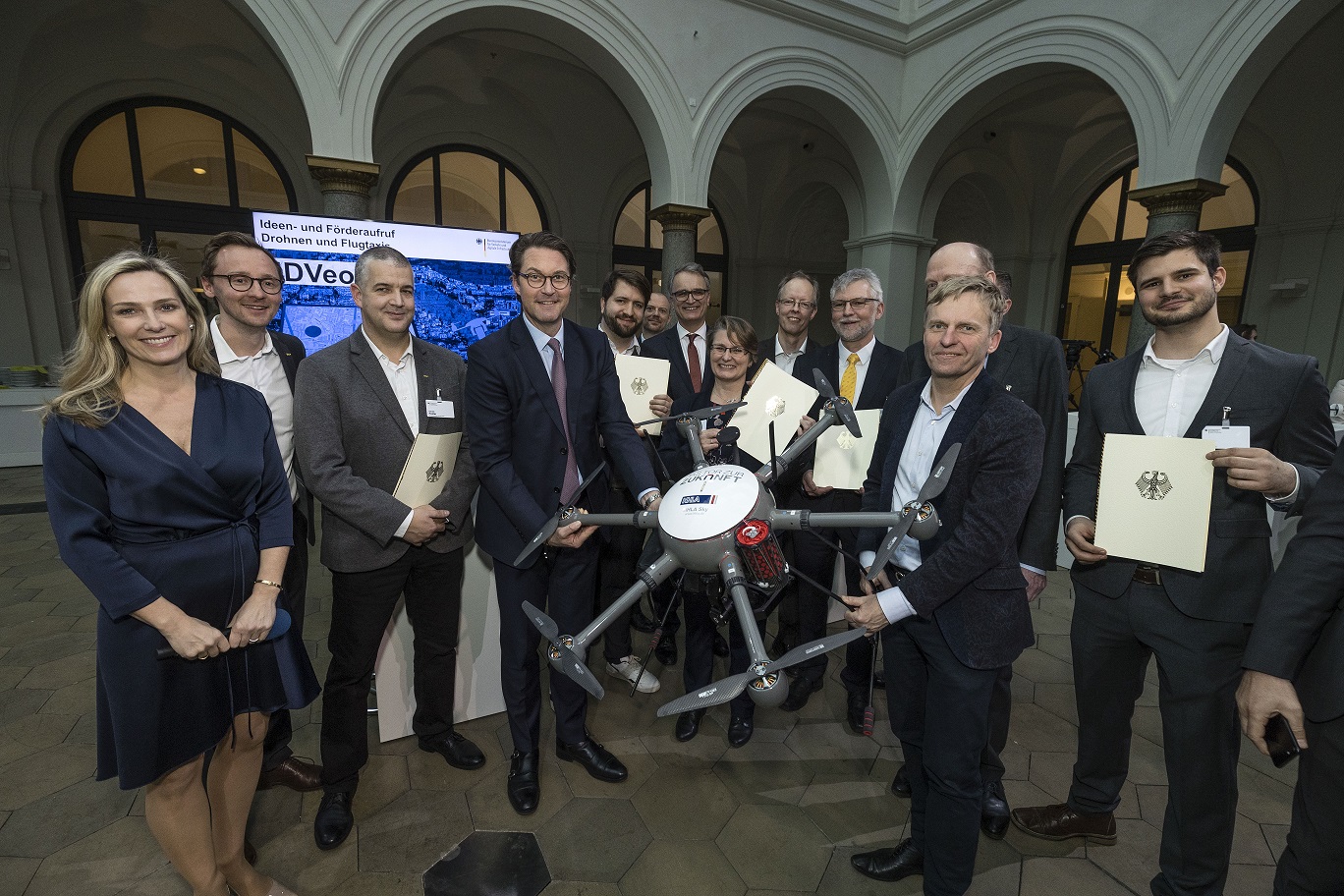 DLR erhaelt Forschungsgelder vom BMVI für das Thema unbemannte Luftfahrtanwendungen