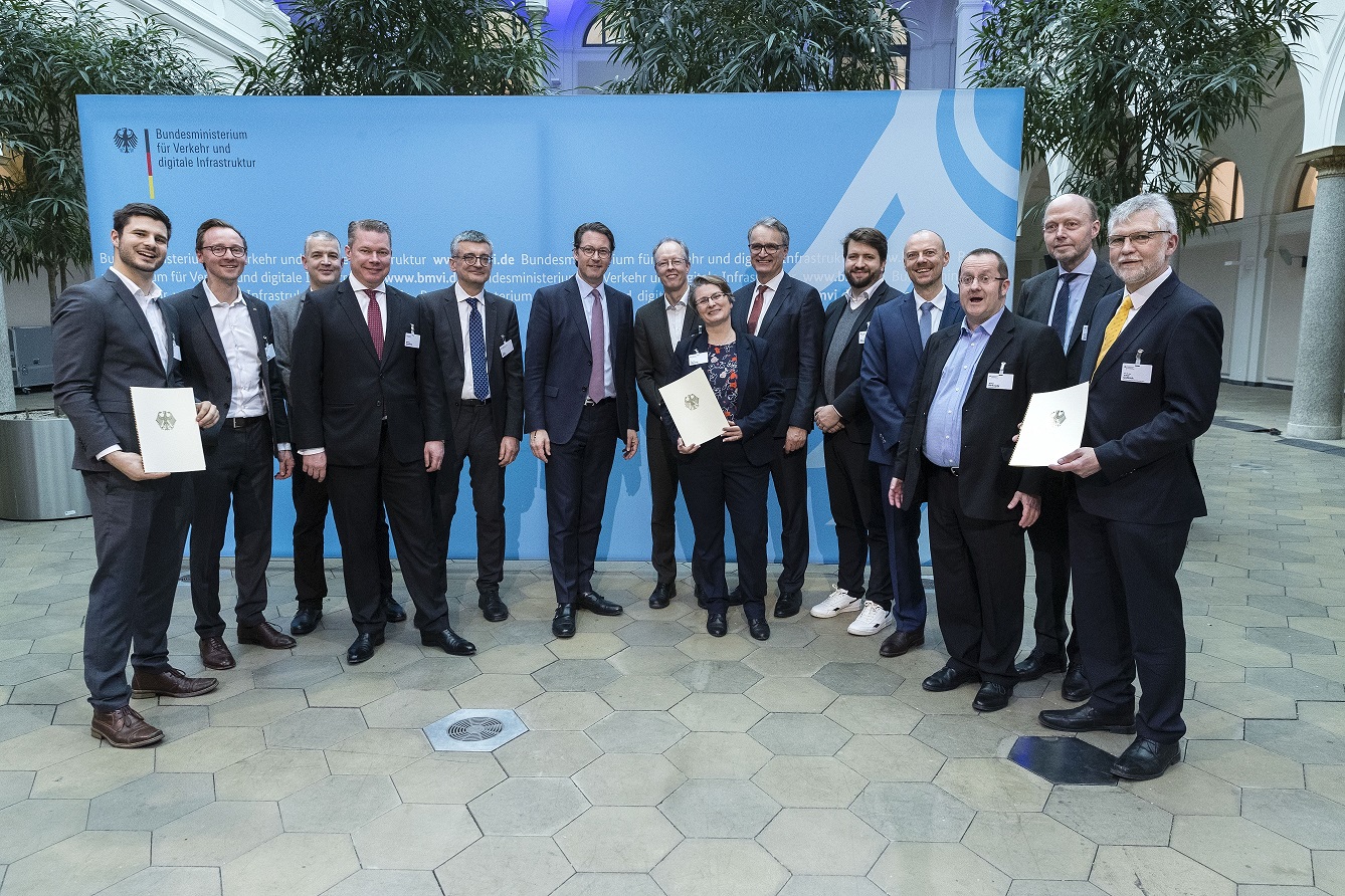 Uebergabe der Foerderurkunde für das Projekt UDVeo