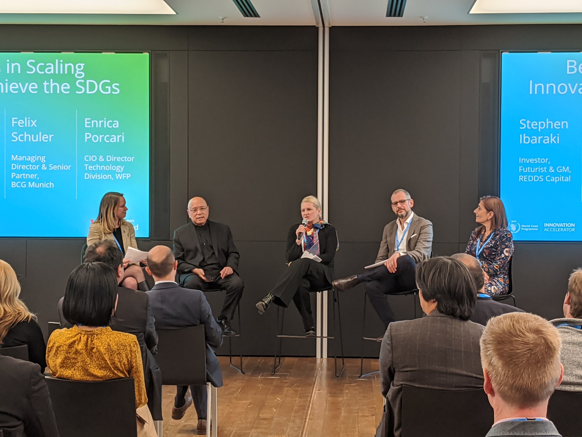 Panel-Diskussion zum Thema Skalierung von Innovation