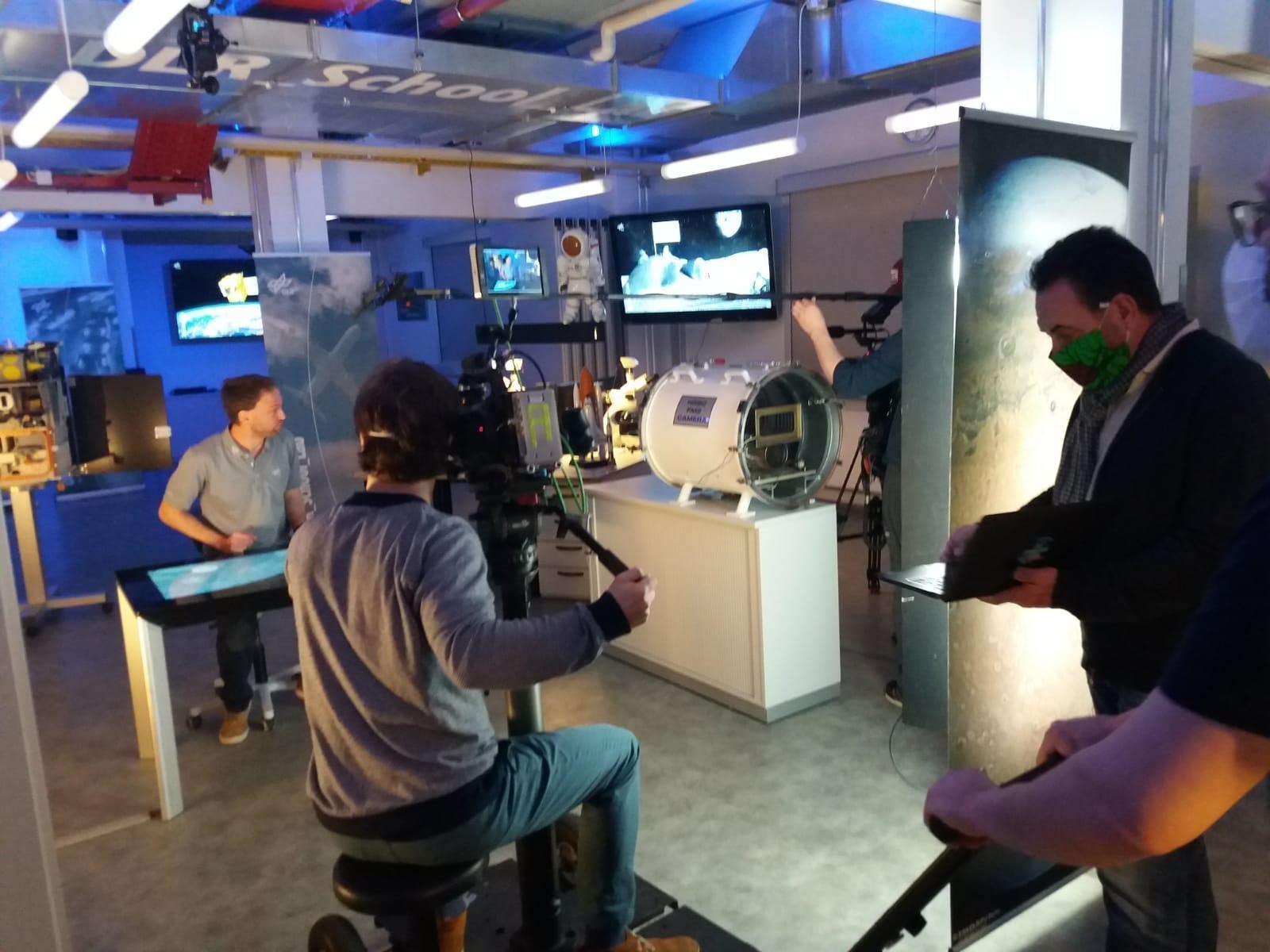 Filmaufnahmen unter besonderen Sicherheitsvorkehrungen