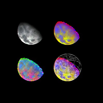 Mond im nahen Infrarot