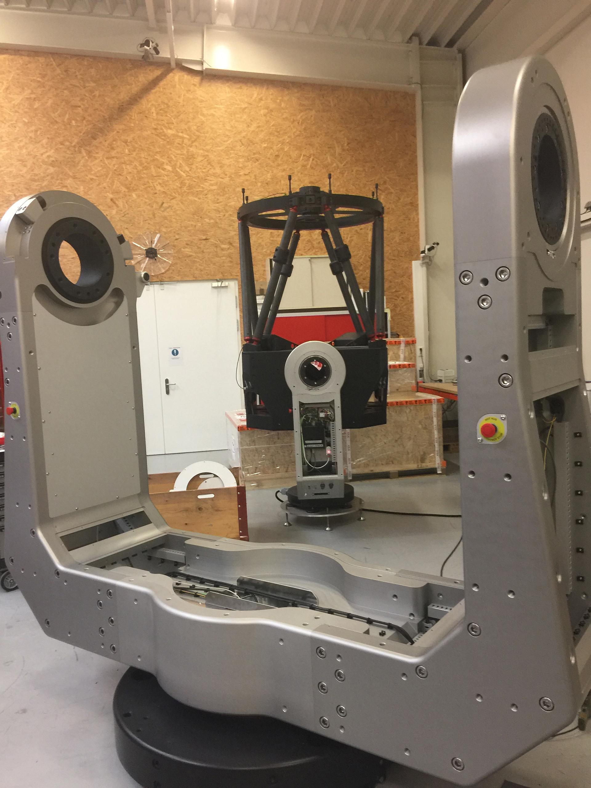 Teleskop im DLR-Forschungsobservatorium in Empfingen