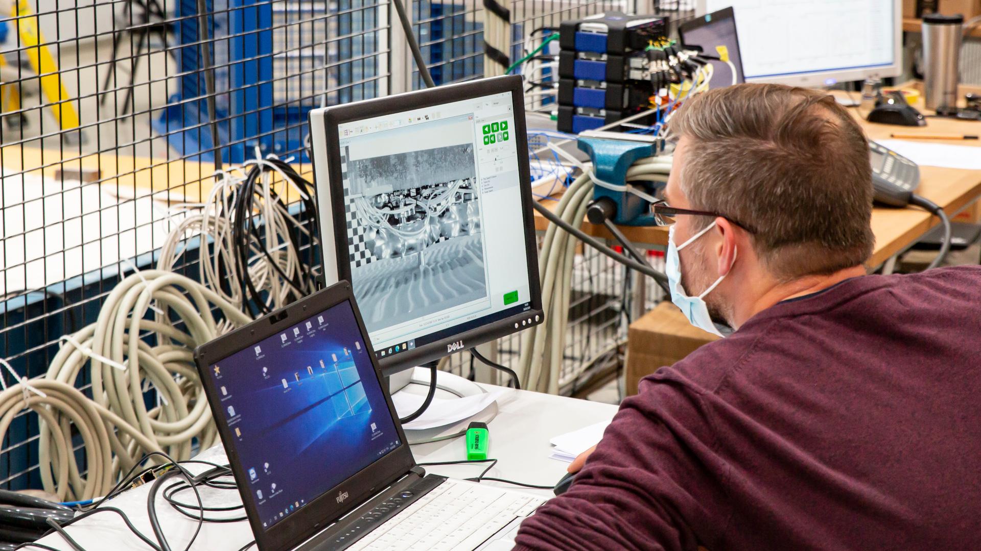 Videoanalyse des Fallversuchs