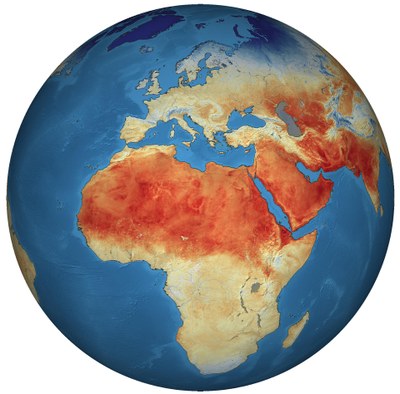 Globale Oberflächentemperaturen