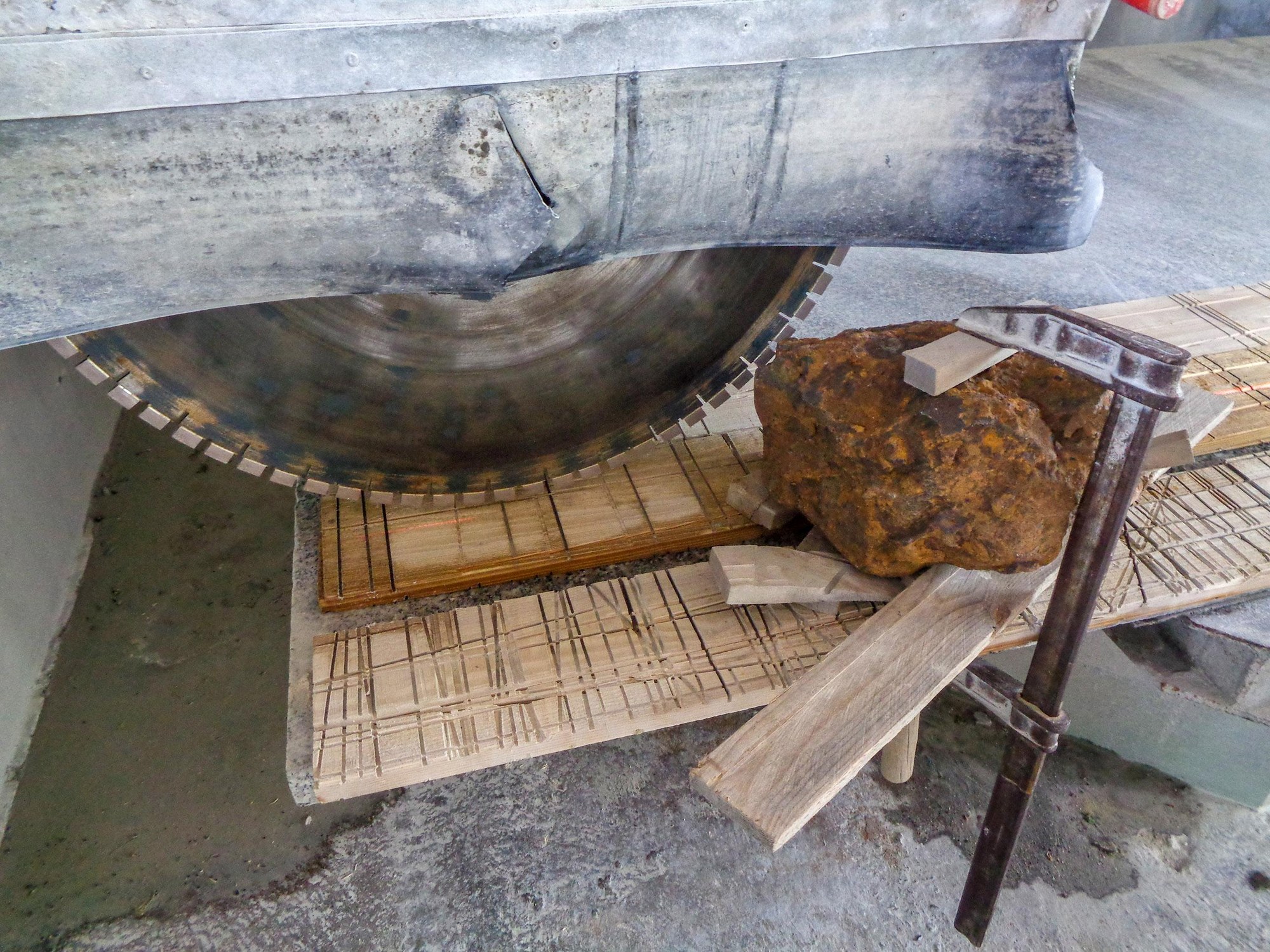 Der Anschnitt: Danach war die Herkunft von ‚Blaubeuren‘ offensichtlich