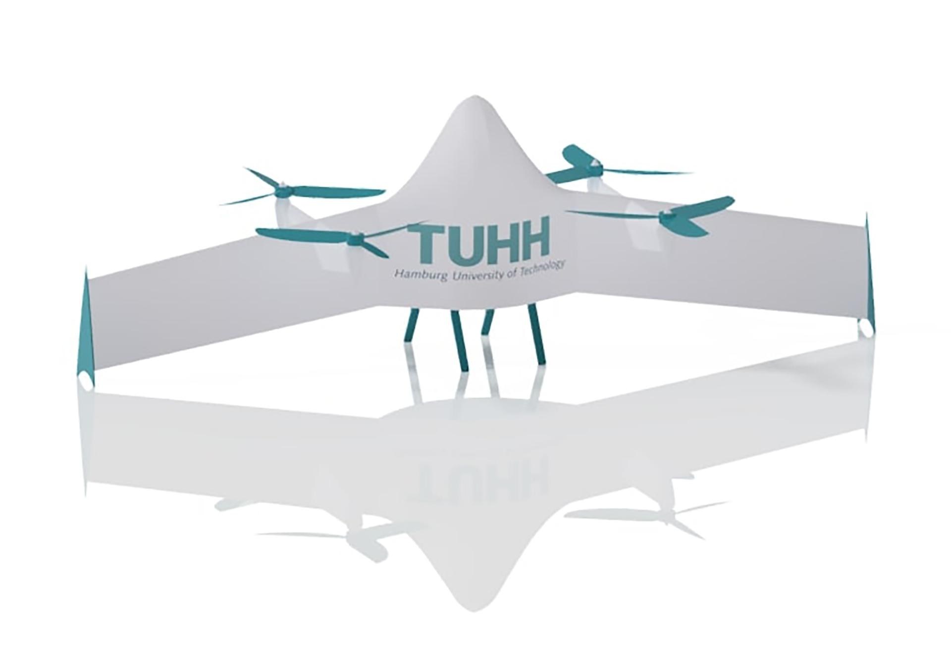 Luftfahrzeug TUHH HecTO-R Konzept des Teams der TU Hamburg
