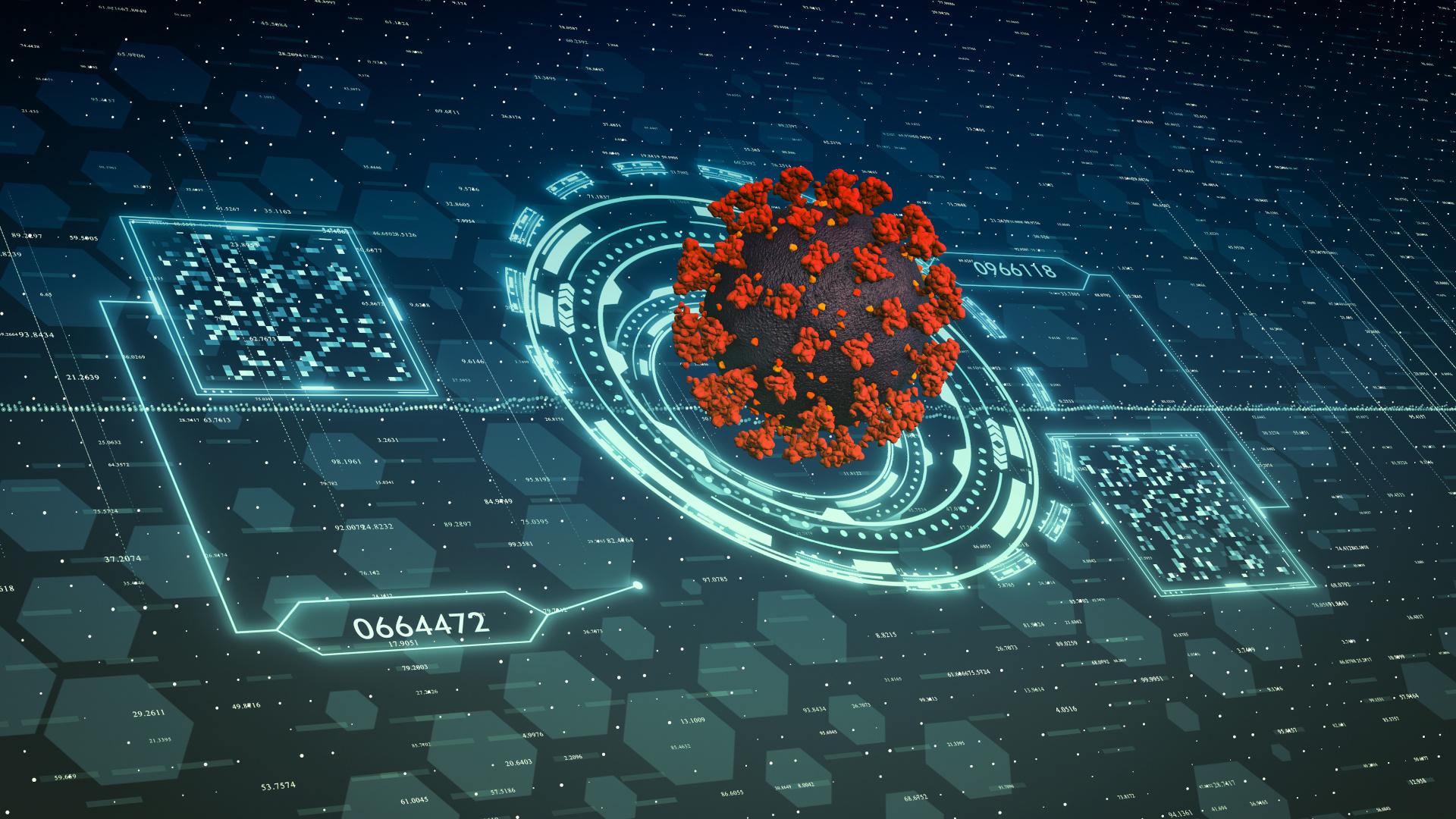 Symbolbild: Informatik und Mathematik unterstützen Kampf gegen Corona