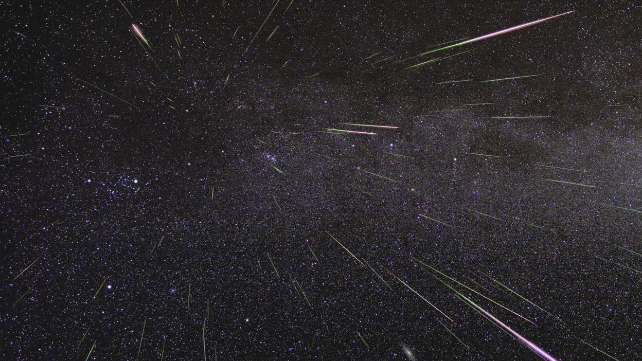 Maximum der Perseiden-Meteore