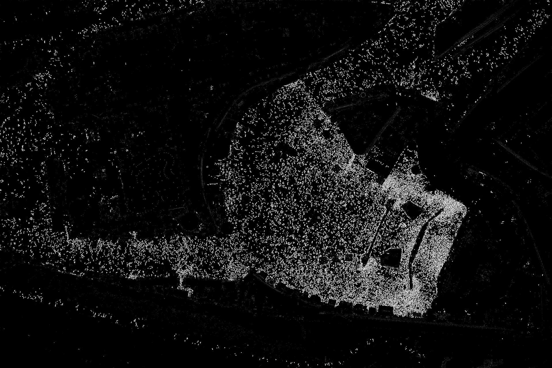 Schätzung der Personenzahl durch den KI-basierten DLR-Algorithmus