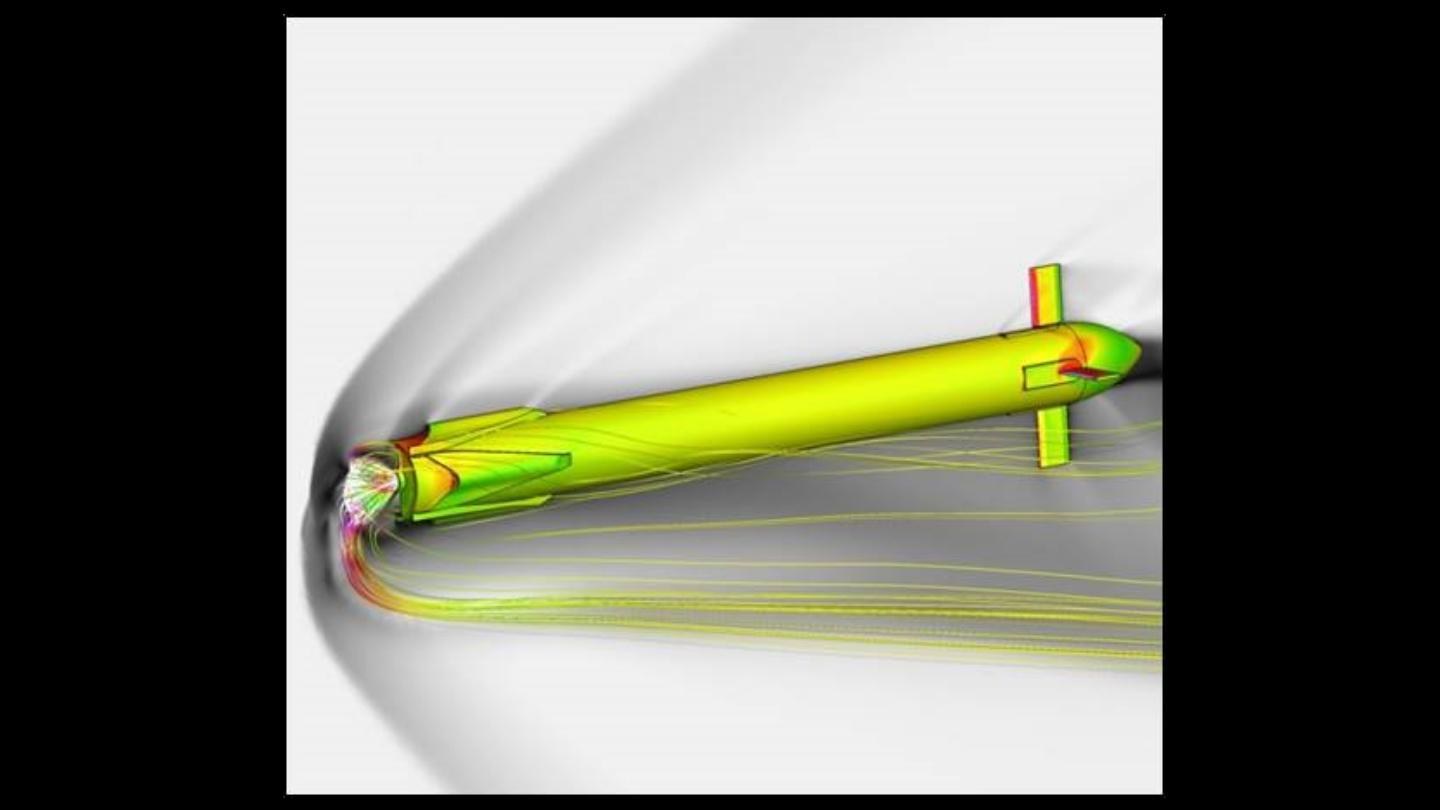 CFD-Berechnung zur Bewertung des Massenstroms um das Raumfahrzeug während des Retropropulsions-Boosts