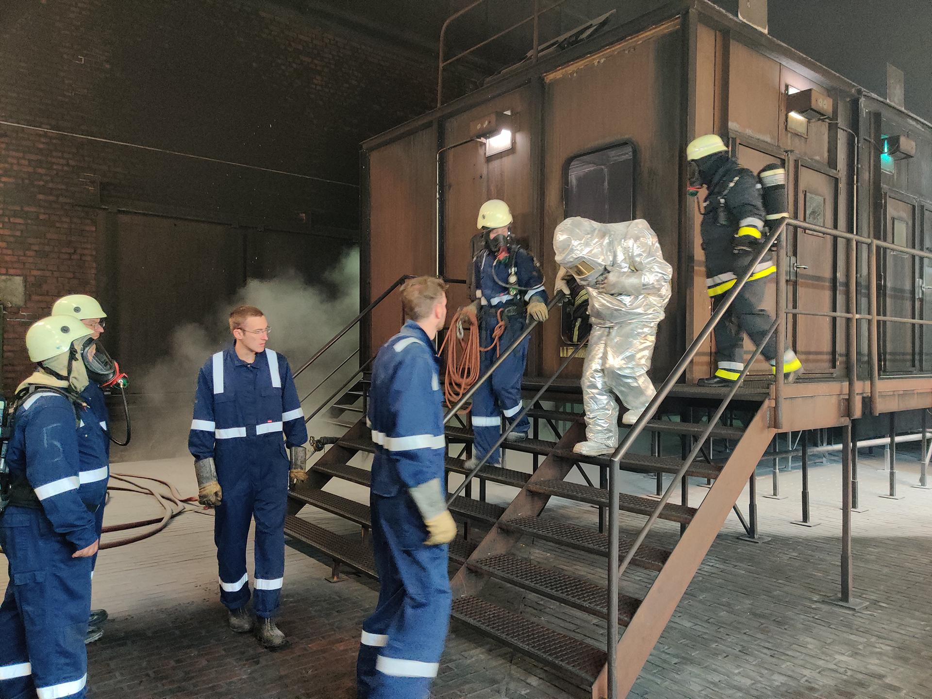 Feuerwehrtraining als vorbereitende Übung