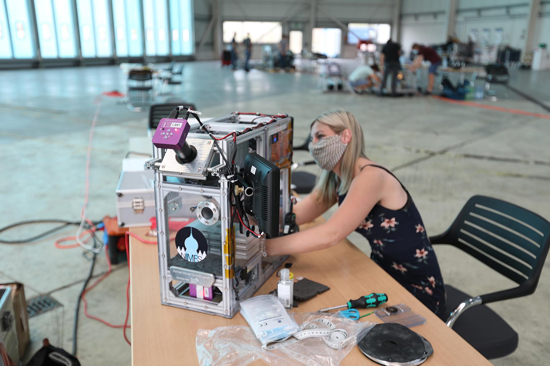 Vorbereitung Experimentanlage