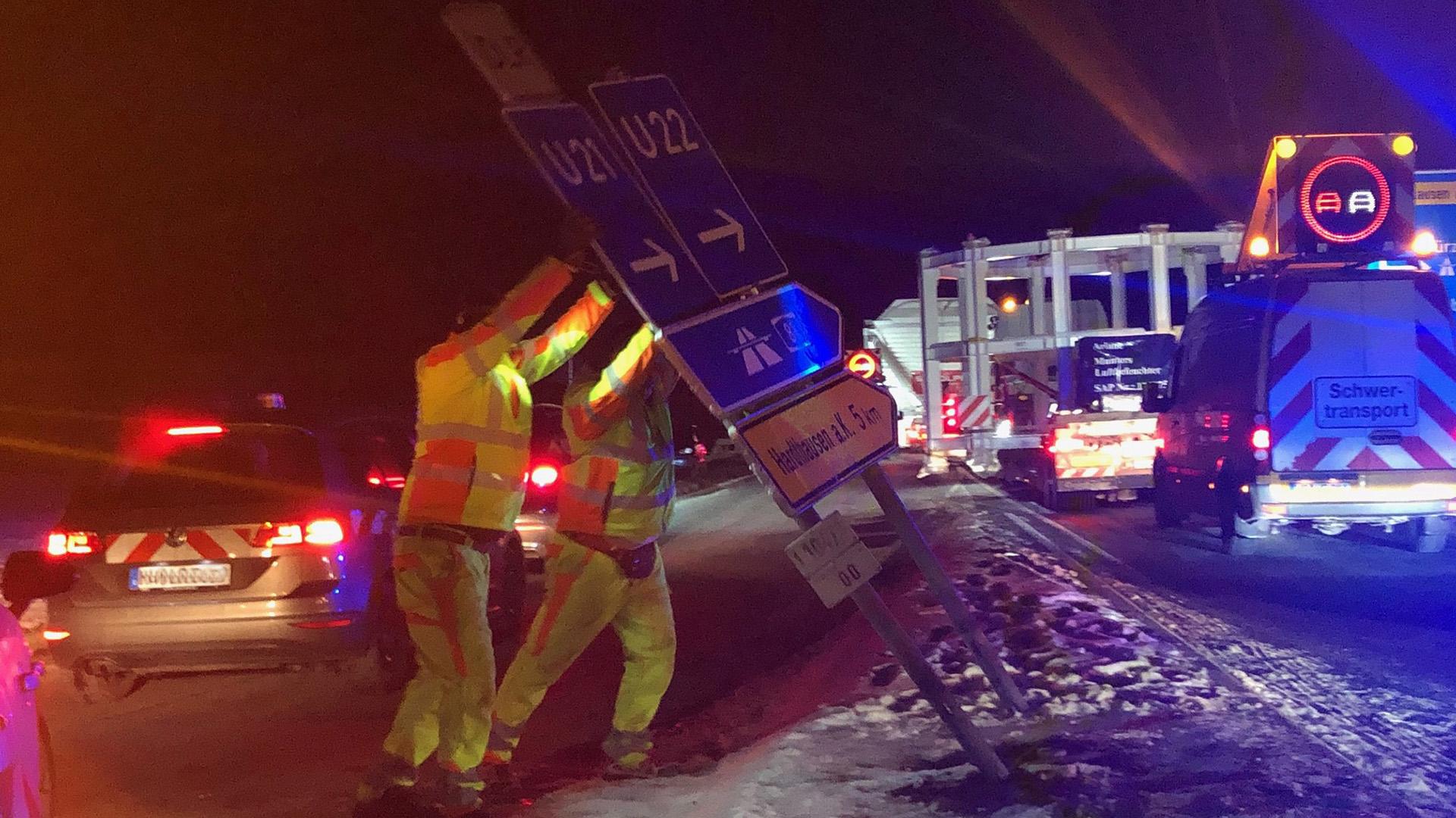 Arbeiten an der Strecke