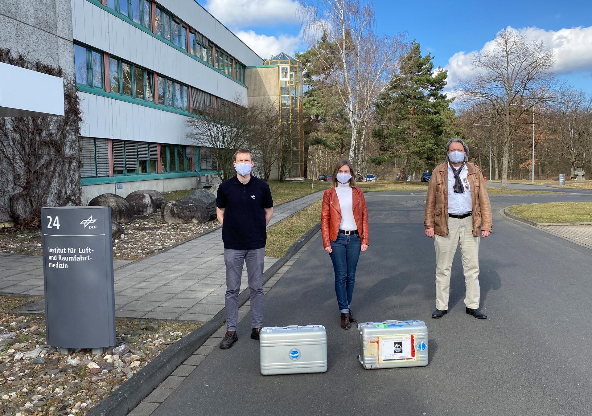 Vorbereitungen für den Flug