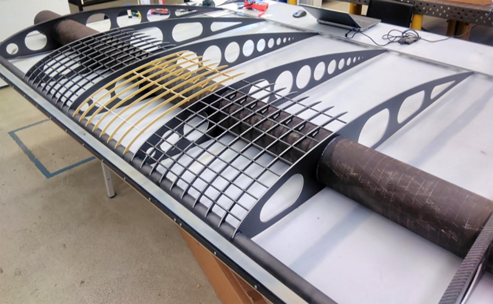 Demonstrator eines Flügelsegments