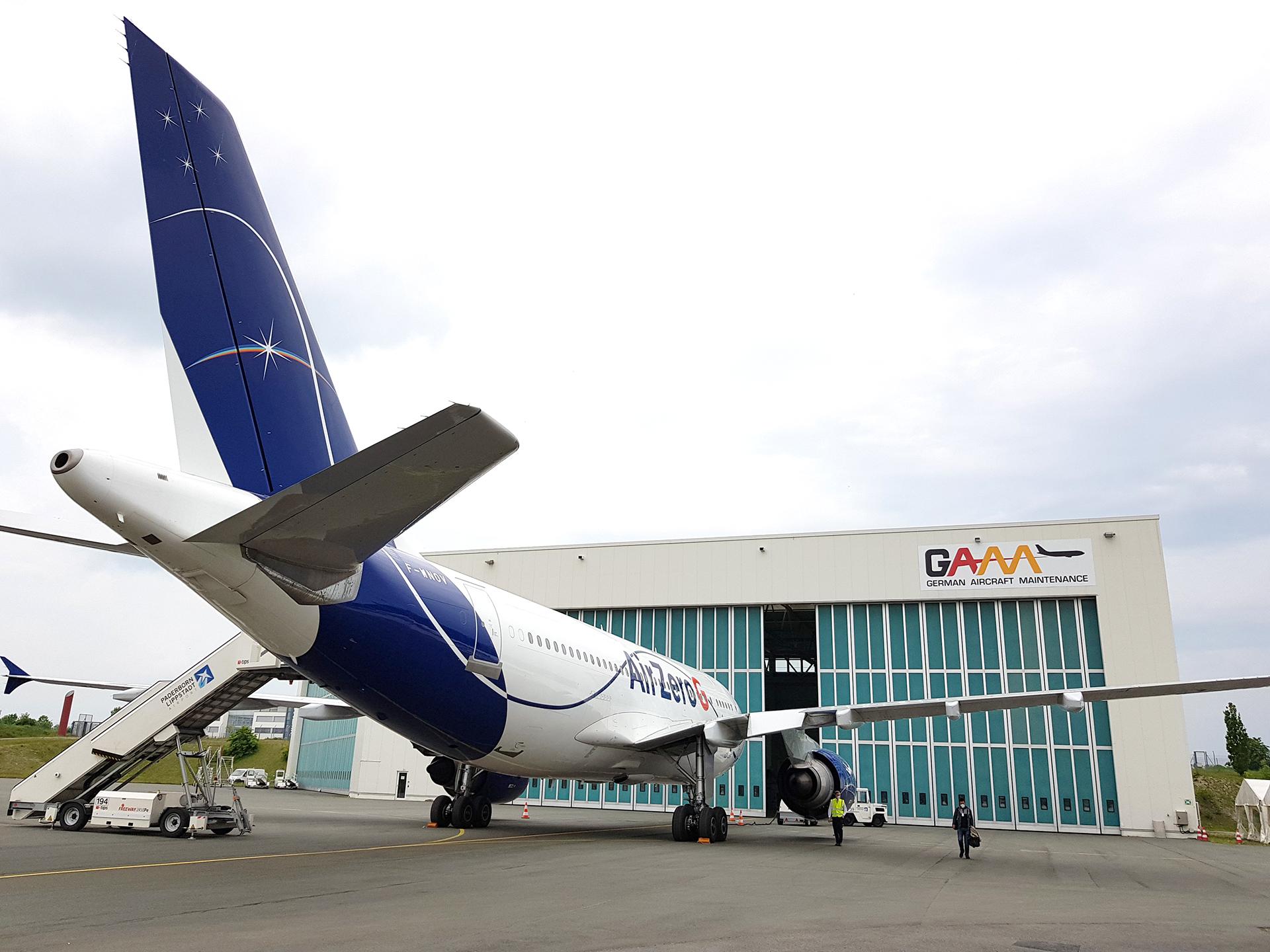 Am Flughafen in Paderborn