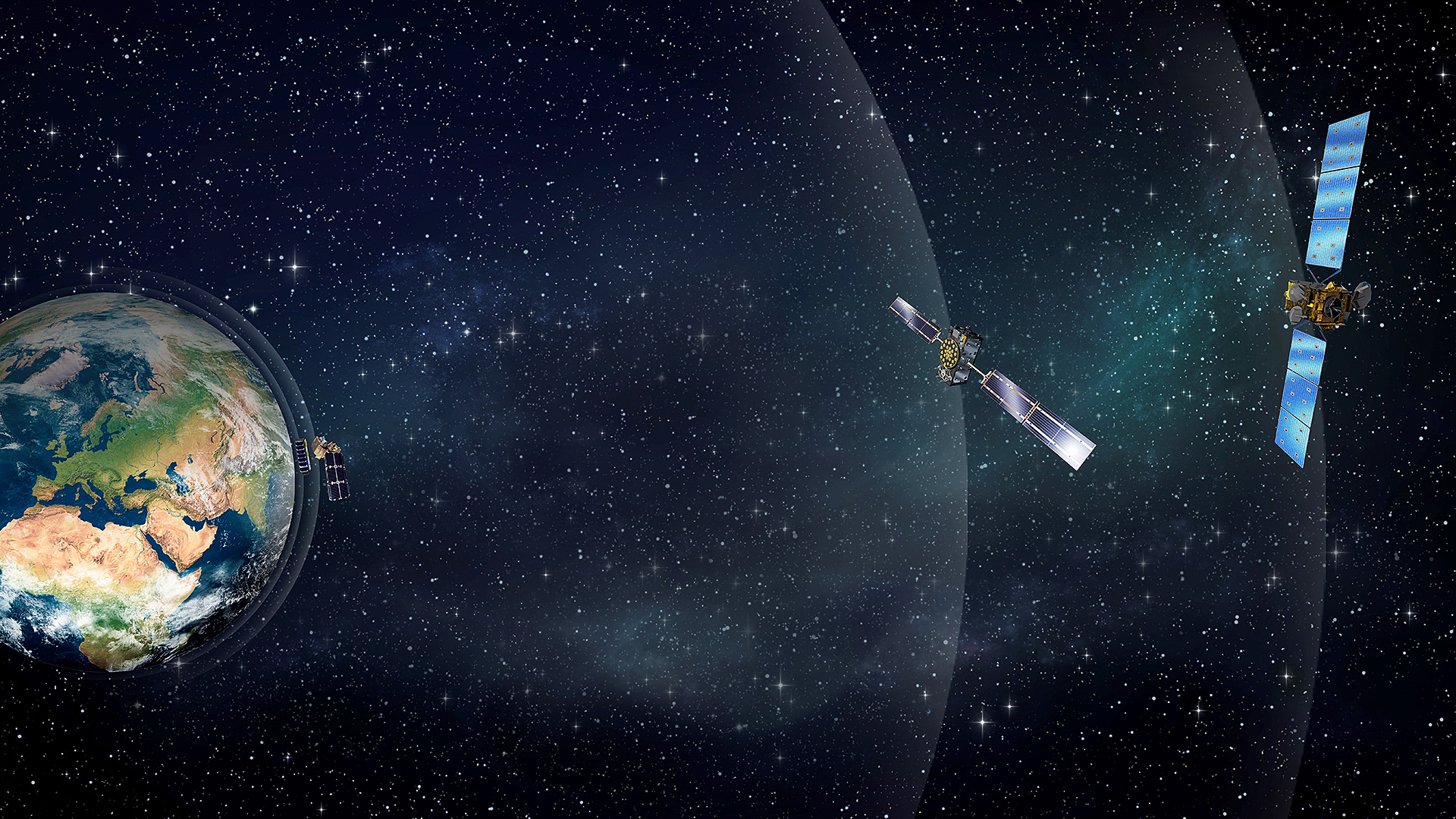 Satelliten und ihre Umlaufbahnen