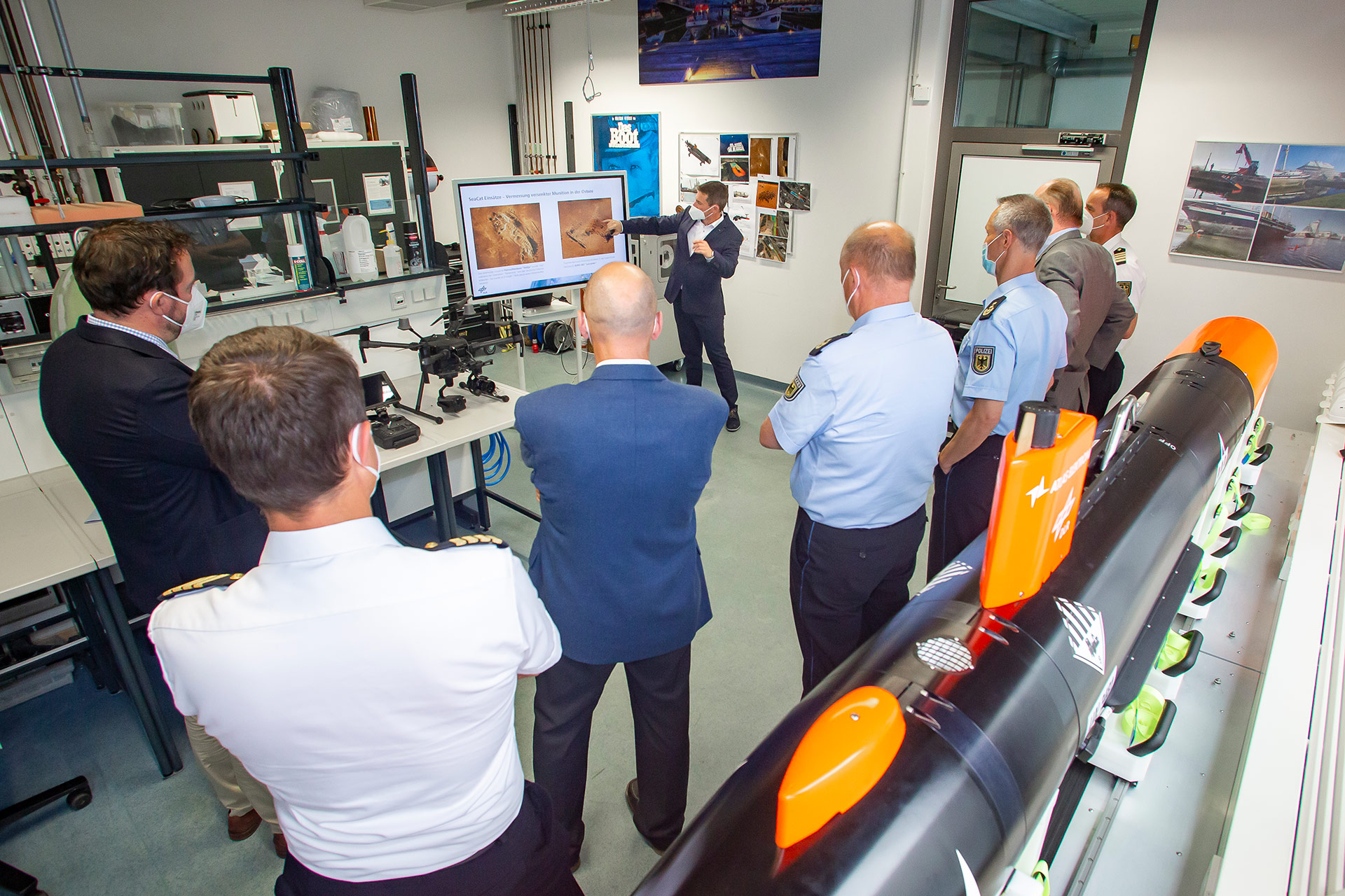 Delegation der Bundespolizei zu Besuch im DLR