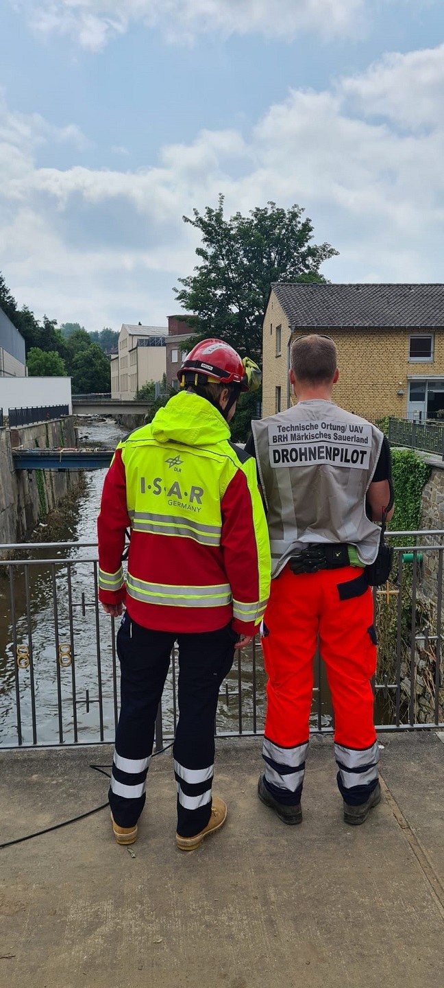 DLR-Forschende unterstützten die Sicherungsarbeiten