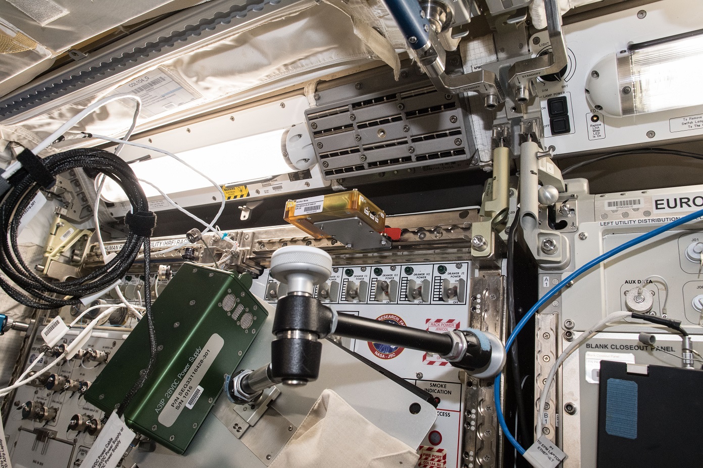 WICO-Modul verbaut auf der ISS