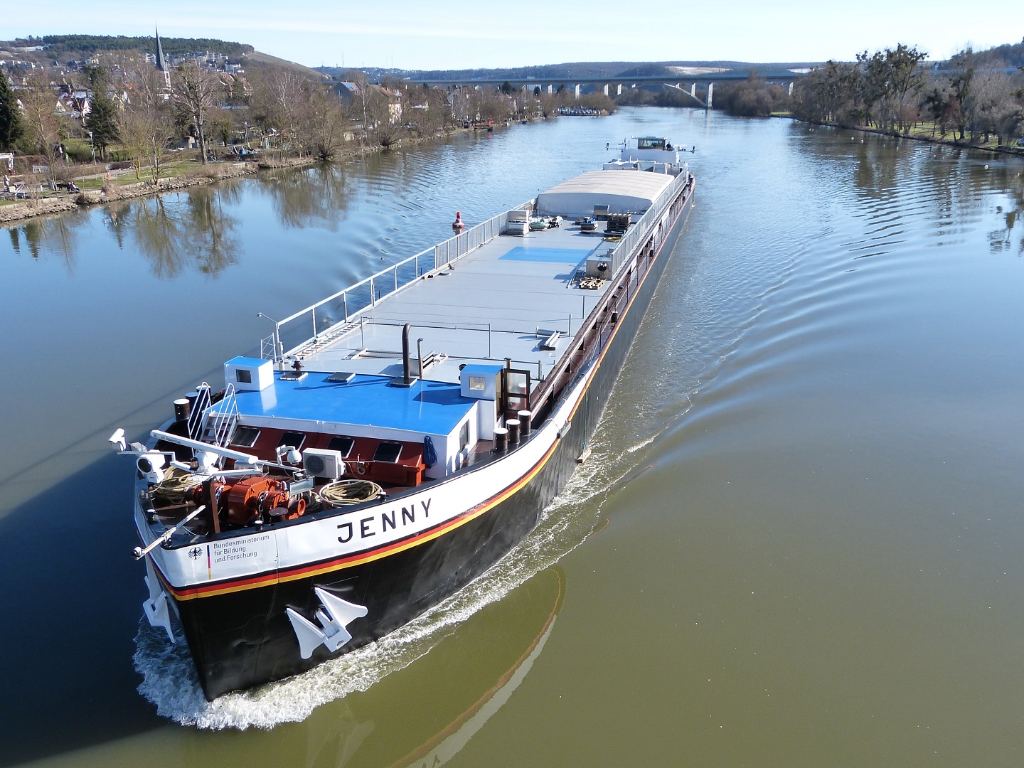 Durchführung der Messkampagne mit der MS Jenny
