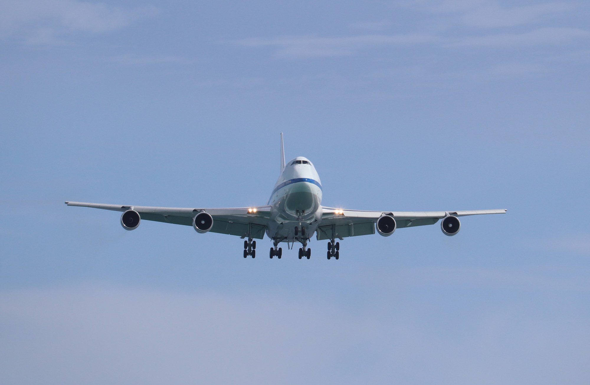 SOFIA im Landeanflug