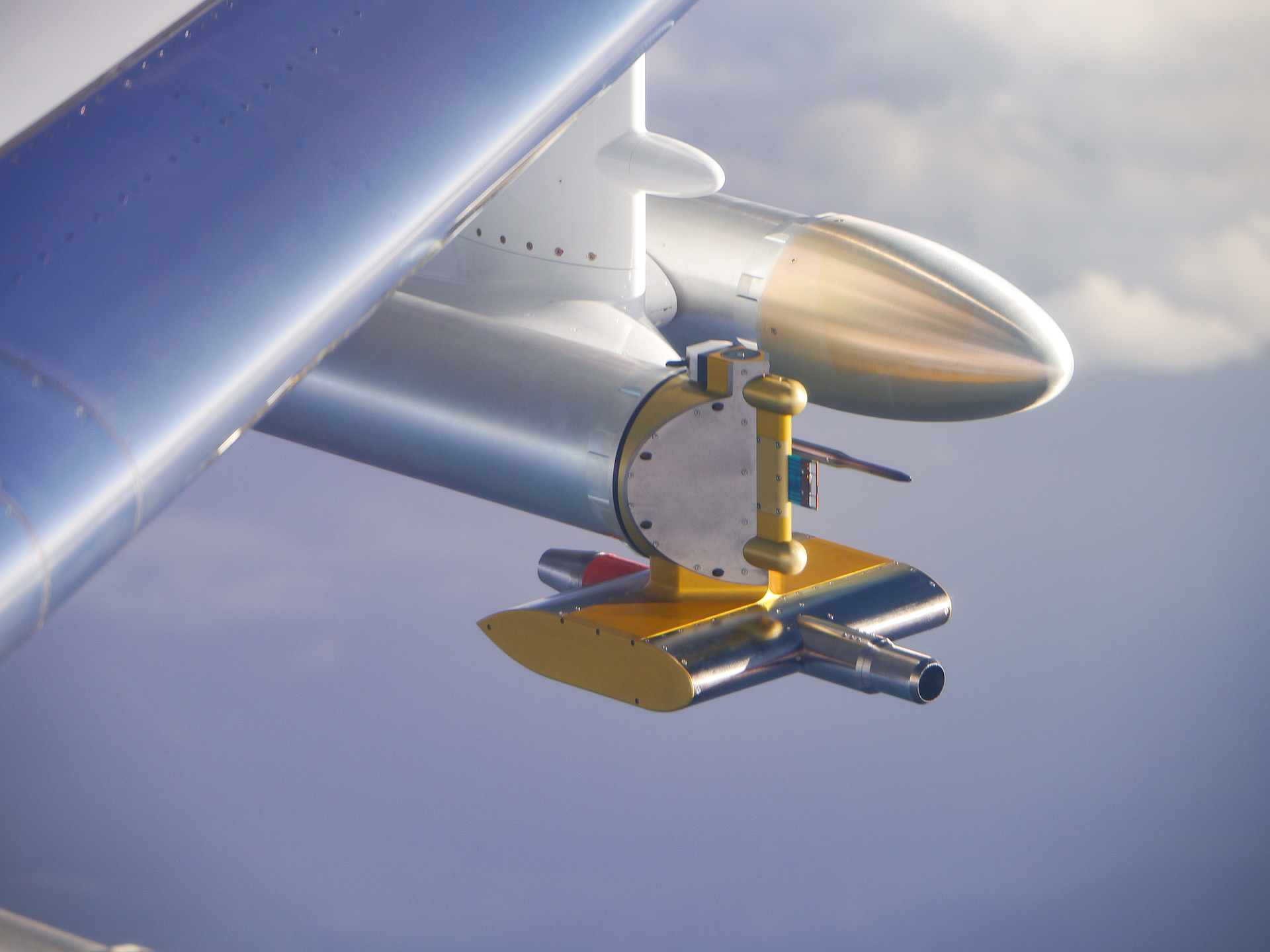 Wolkensonde zur Messung der Eigenschaften von Eiskristallen