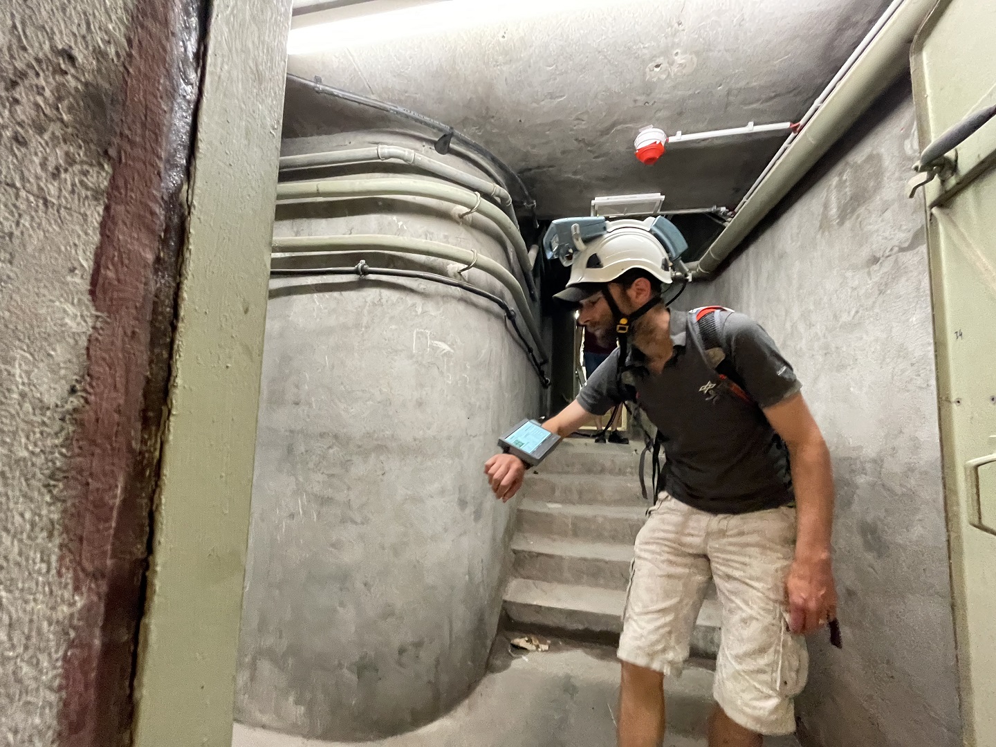 Demonstration in der Villa Mumm