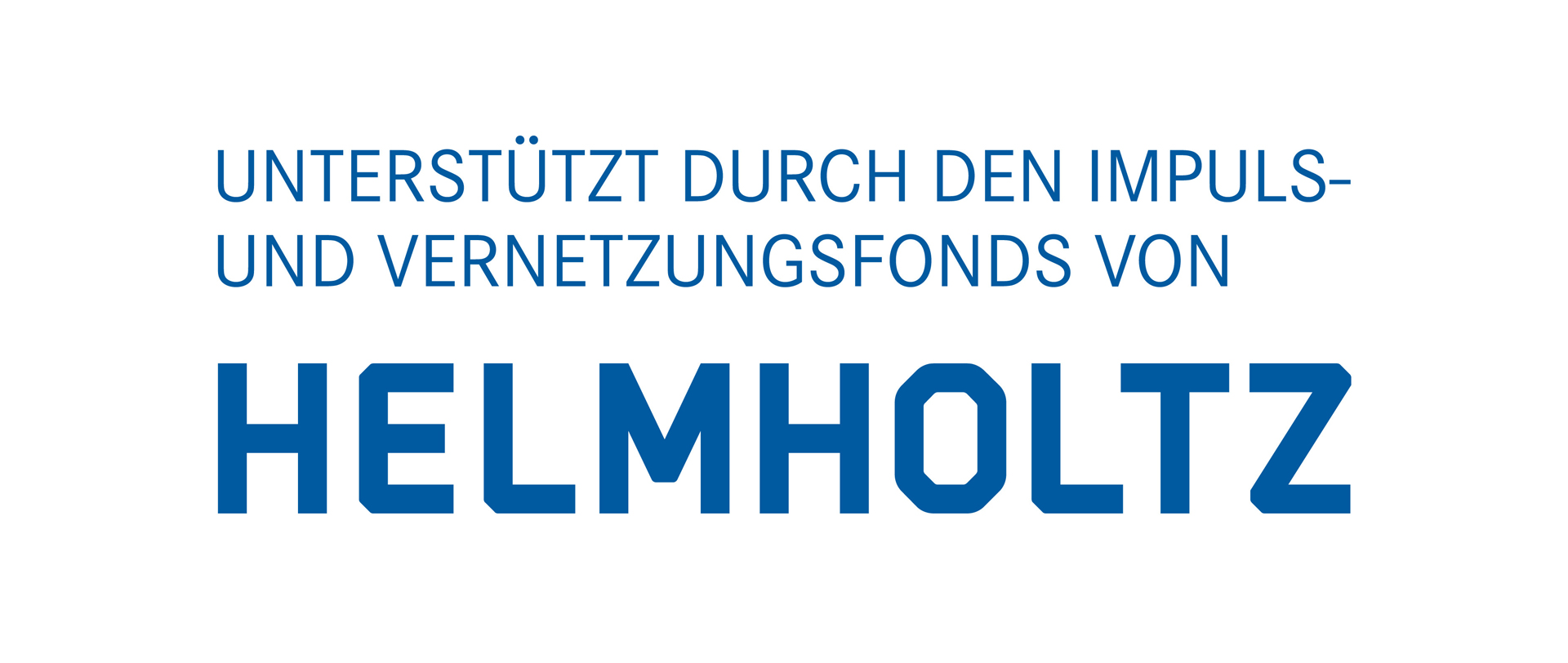 Förderlogo Helmholtz Impuls- und Vernetzungsfond