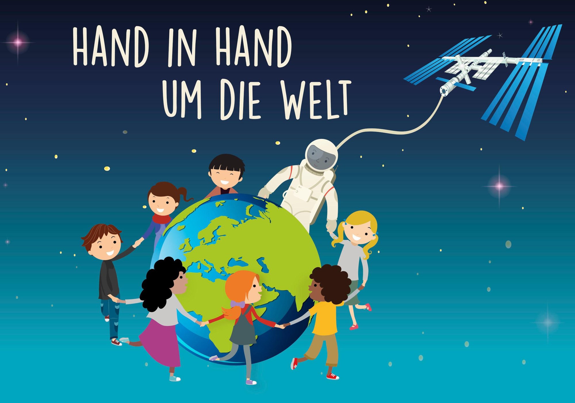 Hand in Hand um die Welt