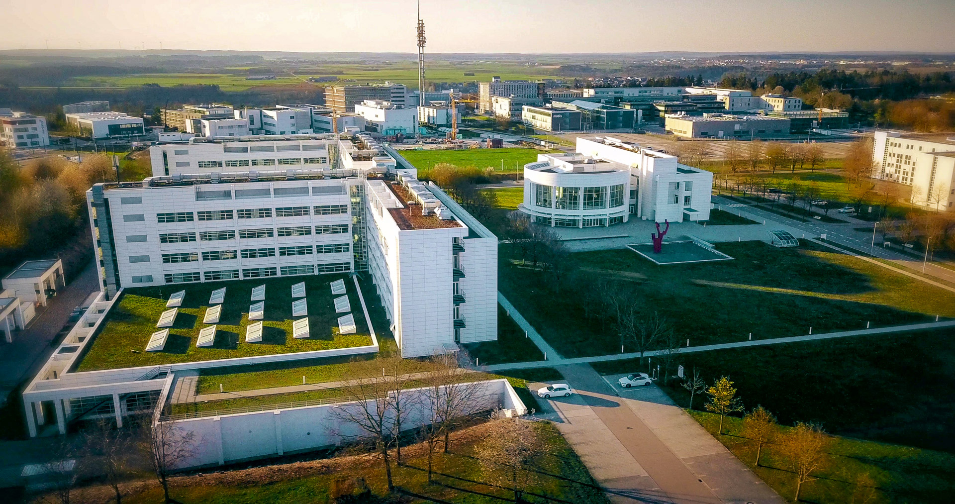 DLR-Gelände auf dem Oberen Eselsberg in Ulm