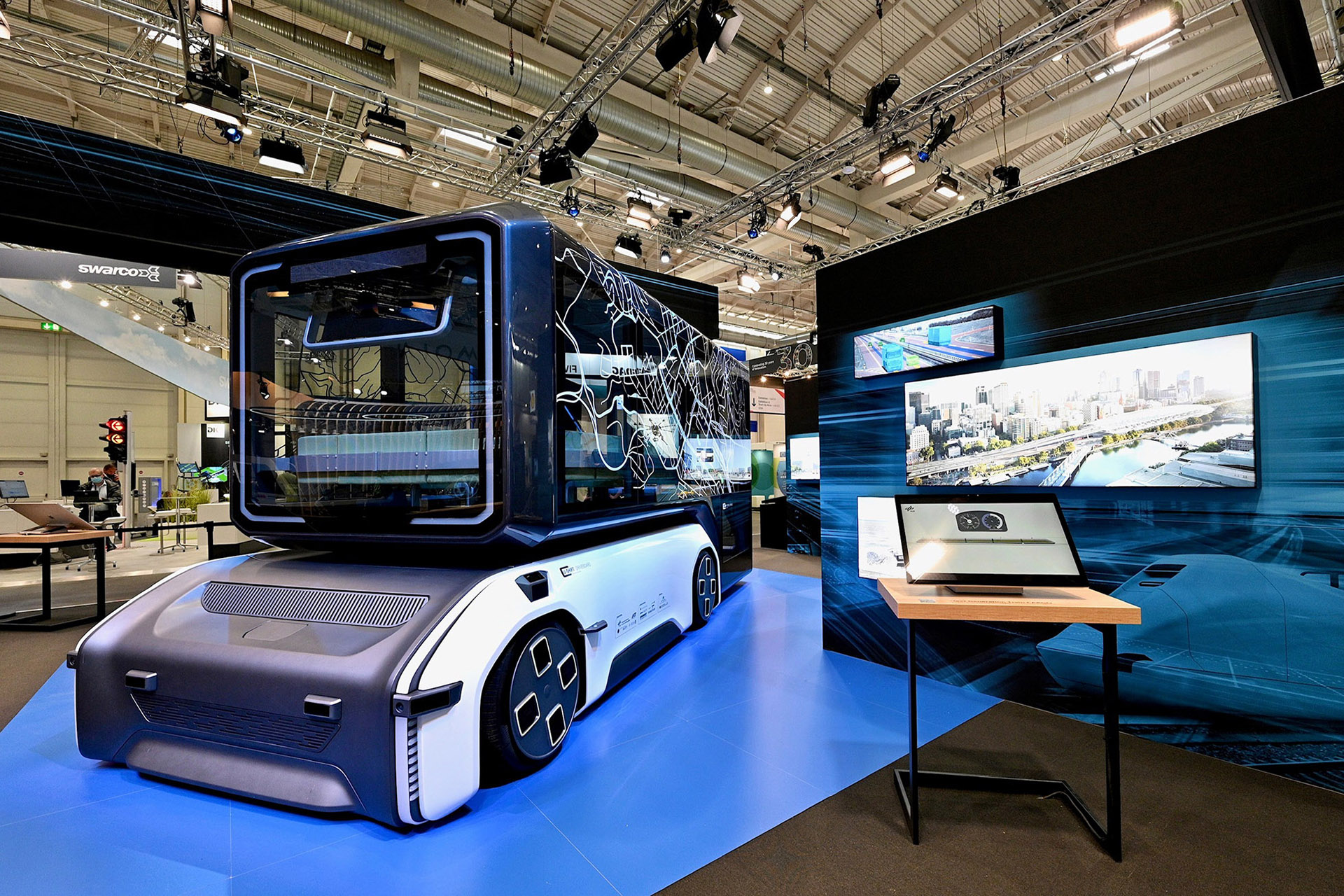 DLR-Stand auf dem ITS World Congress 2021 in Hamburg