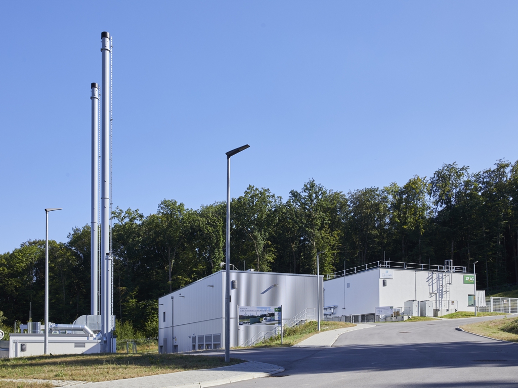 Blick auf die H2ORIZON-Anlage beim DLR Lampoldshausen