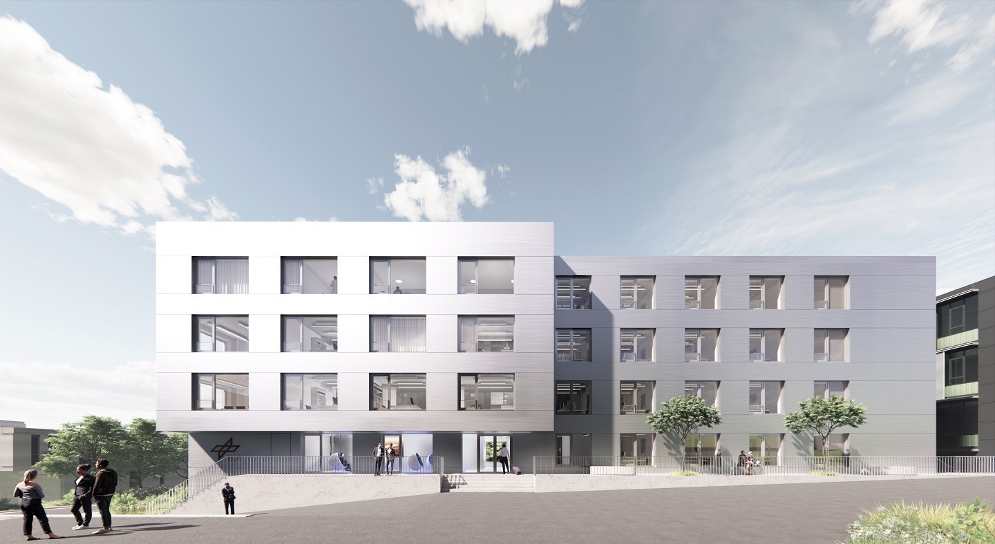 Neubau des DLR-Instituts für Softwaremethoden zur Produkt-Virtualisierung (grafische Darstellung)