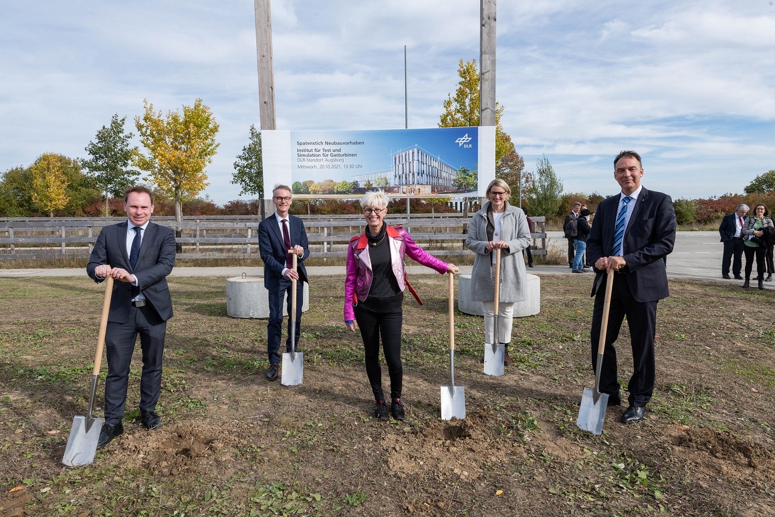 Spatenstich des DLR-Instituts für Test und Simulation für Gasturbinen