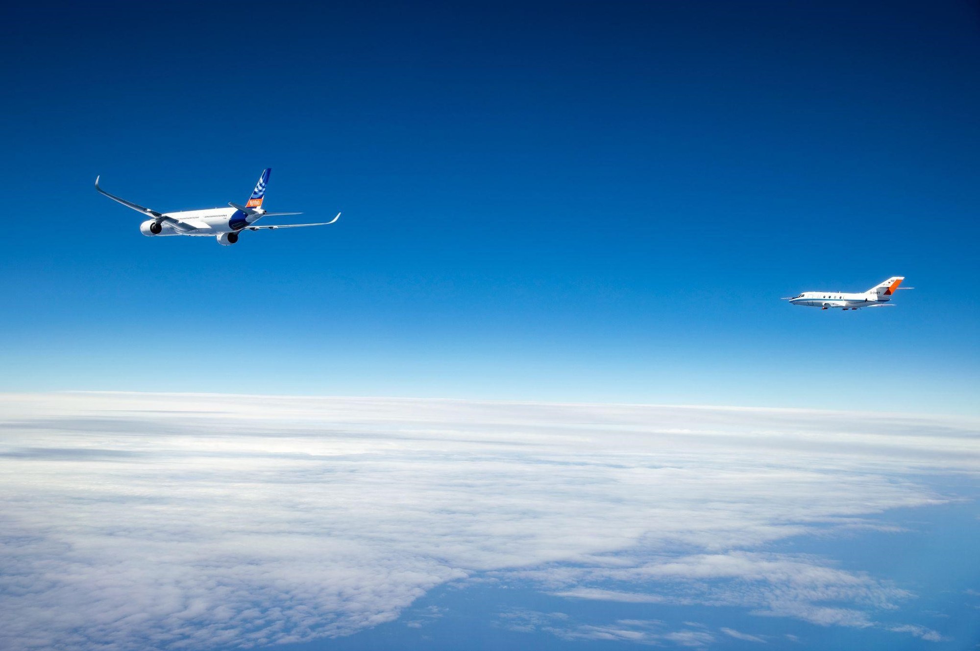 Zusammenarbeit beim Testflug