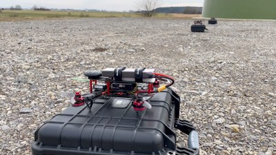 Drohnen in Startposition