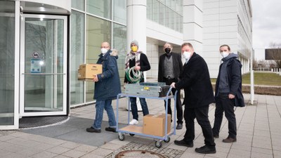 Einzug ins DLR-Innovationszentrum