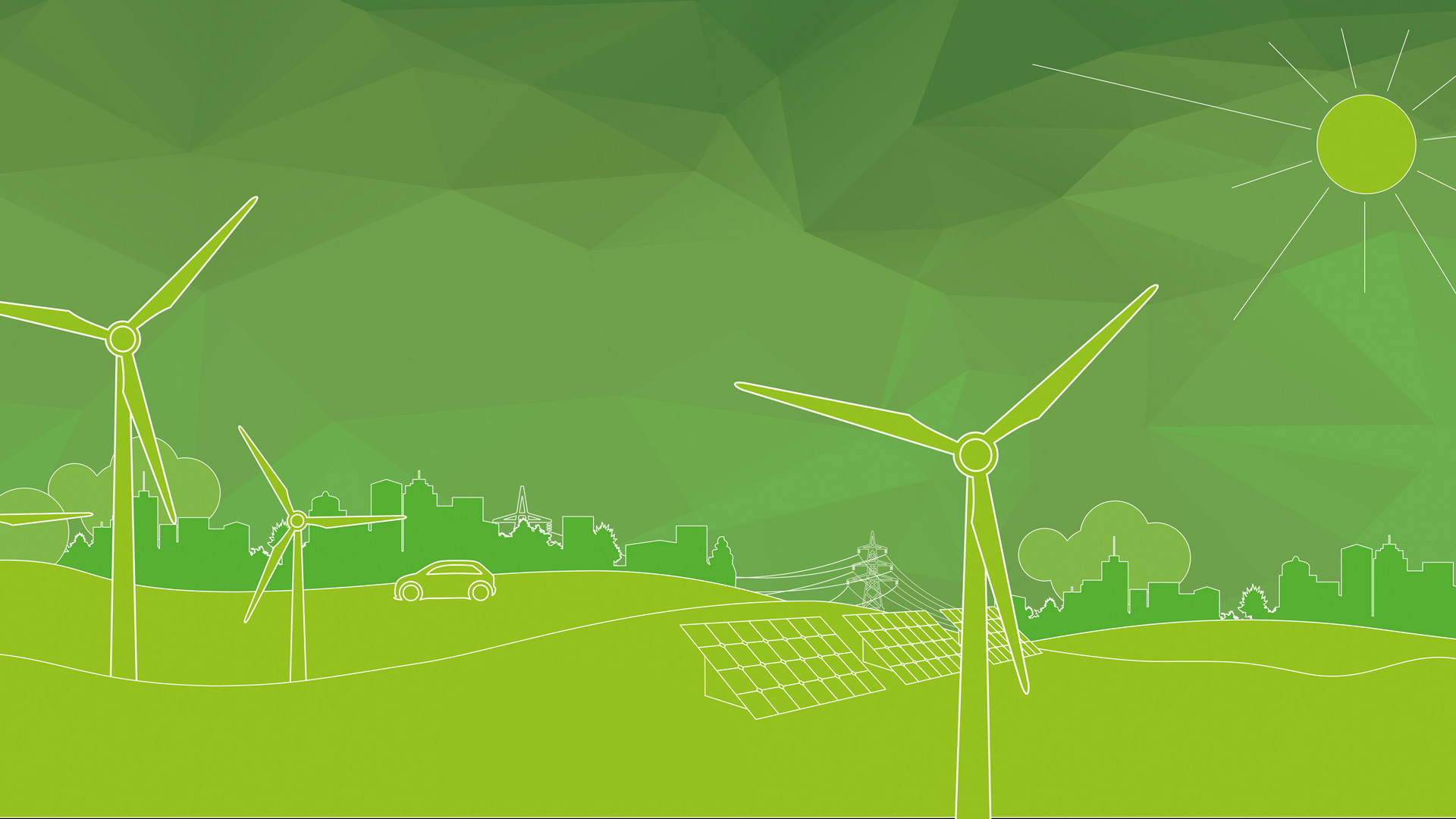 Energiesystem der Zukunft (Symbolbild)