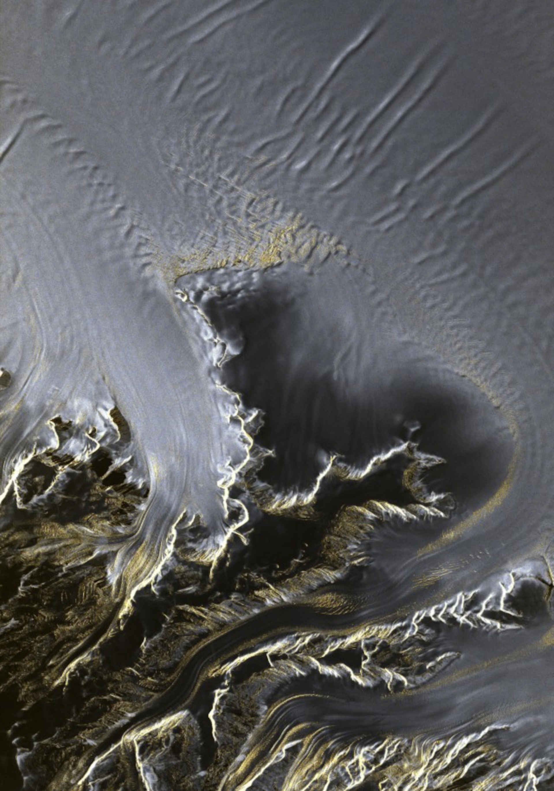 Das Bild zeigt einen Teil der Queen Elizabeth Range im Transantarktischen Gebirge vom Oktober 2021.
