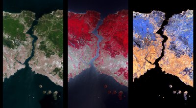 EnMAP - ein Bild viele verschiedene Informationen