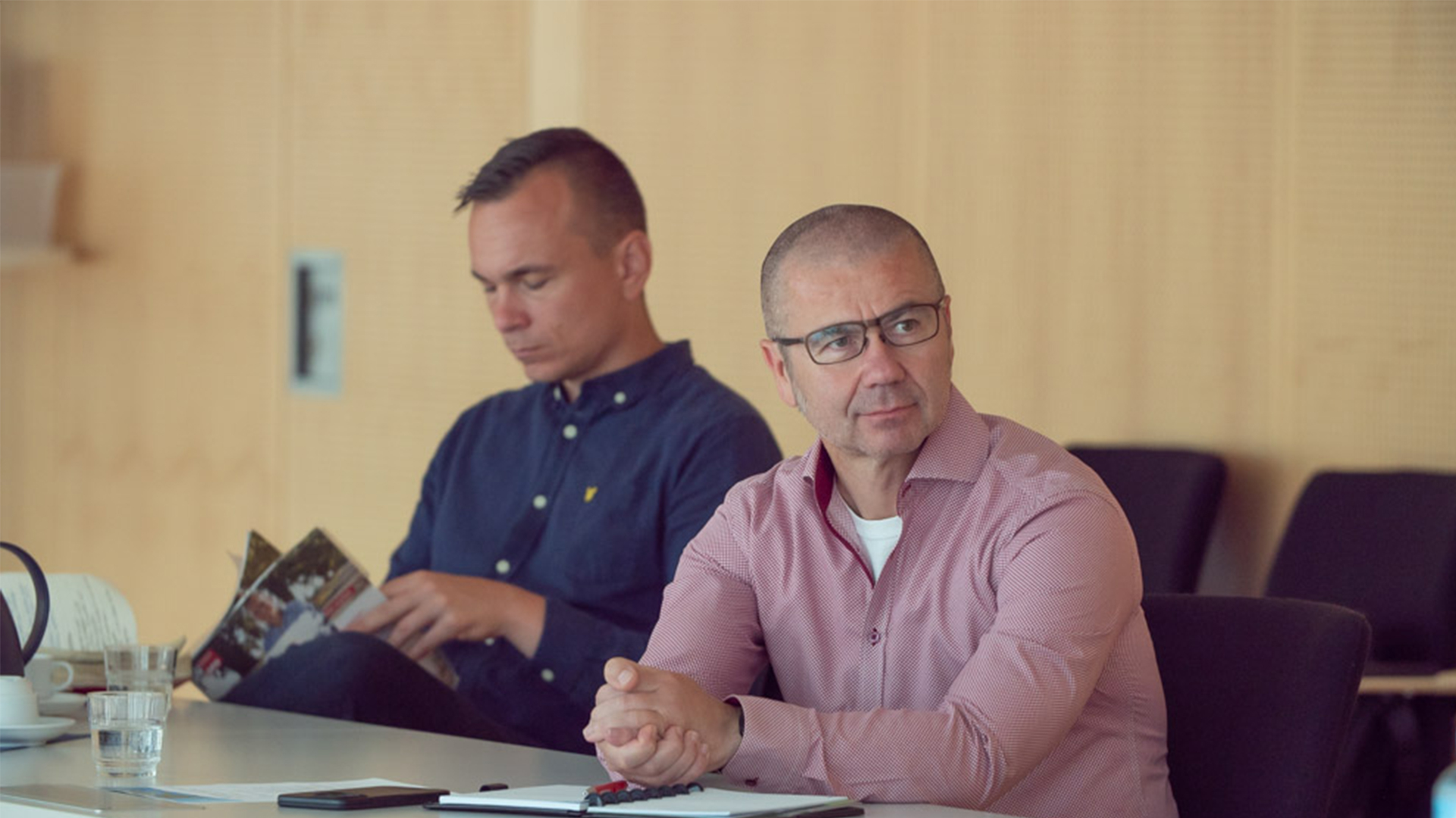 Die Bundestagsabgeordneten Frank Junge und Johannes Arlt zu Besuch in Neustrelitz